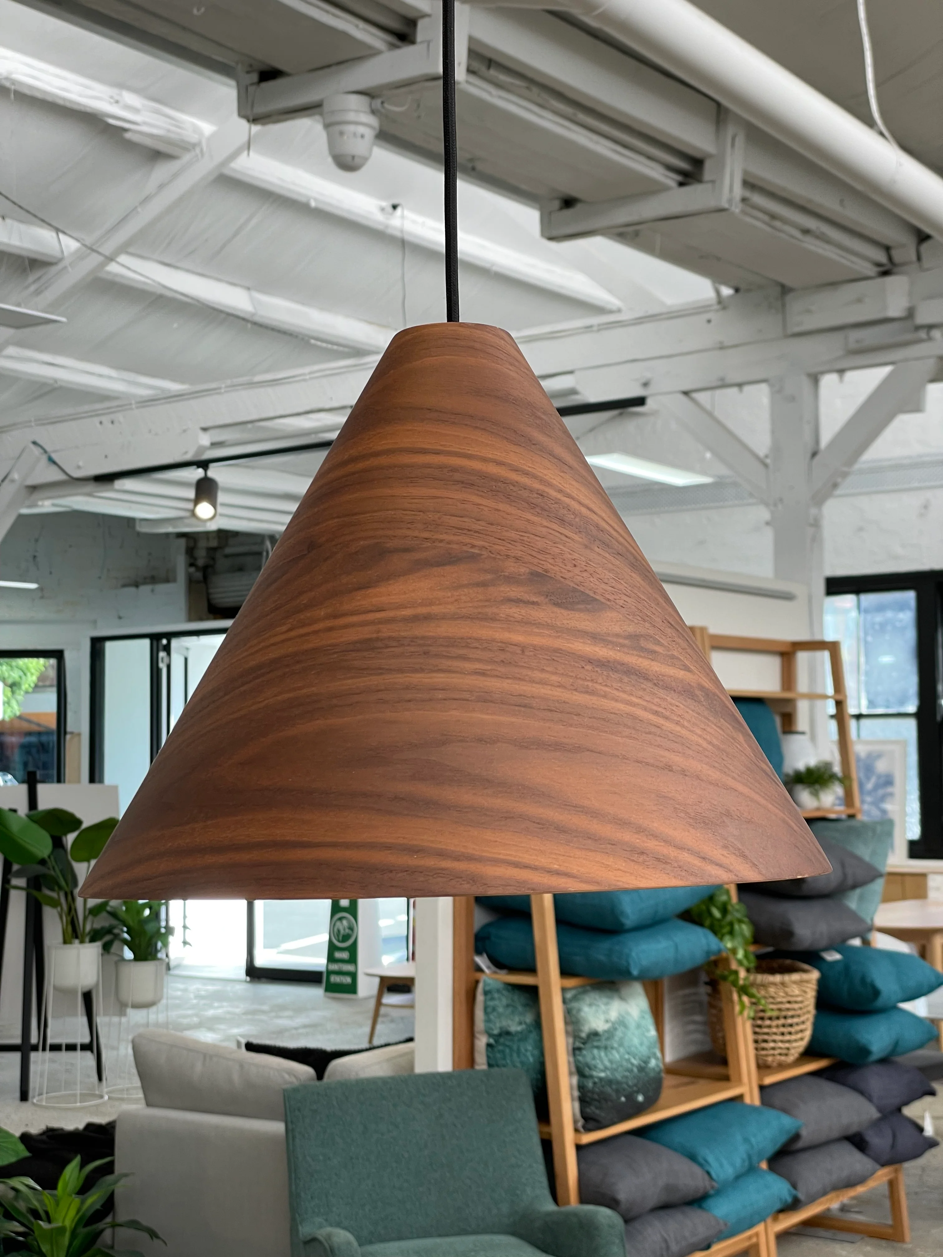 Geppetto Wooden Cone Pendant Light - Image 22
