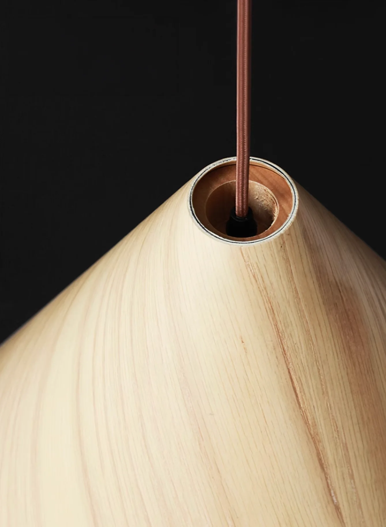 Geppetto Wooden Cone Pendant Light - Image 26