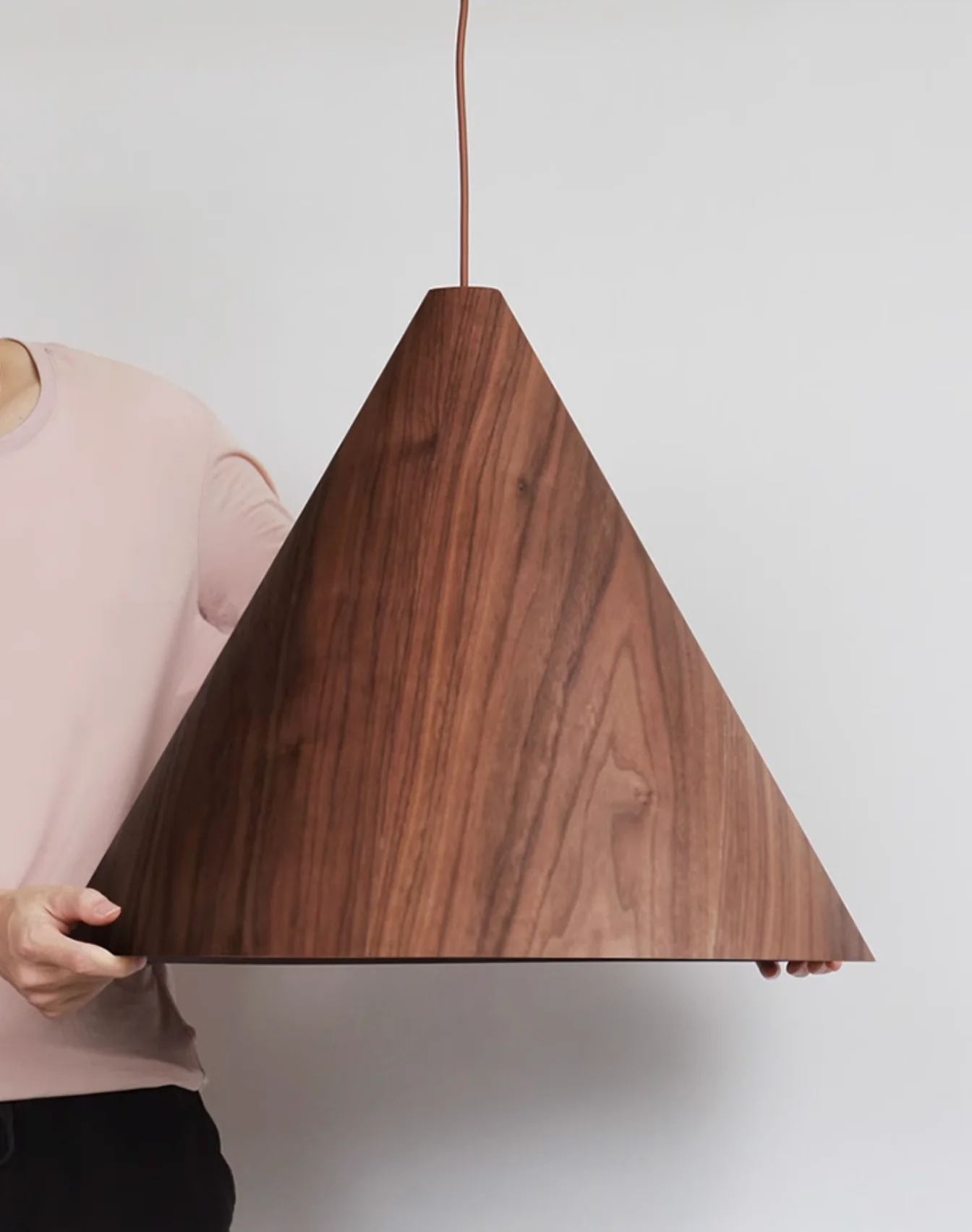Geppetto Wooden Cone Pendant Light - Image 27