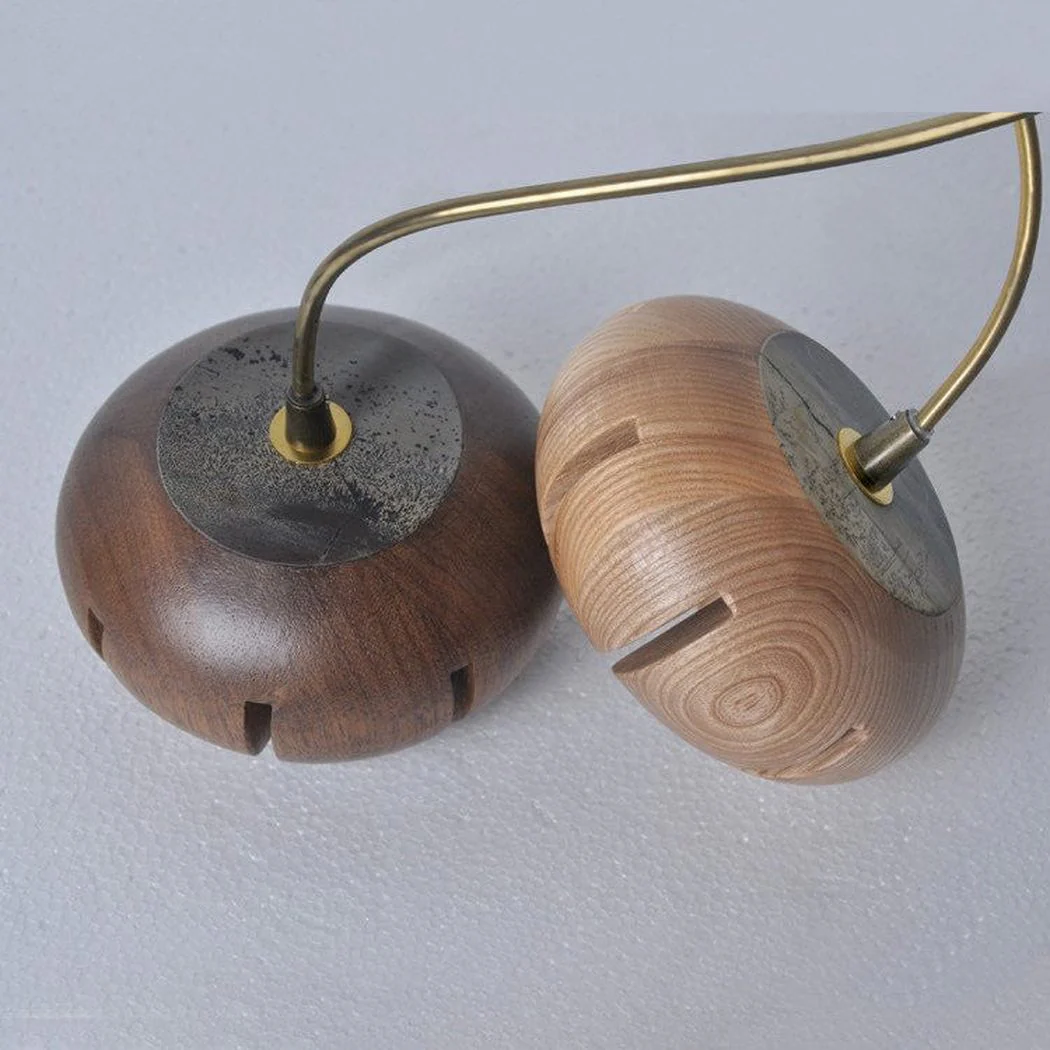 Wooden Petal Kitchen Island Pendant Light - Image 15