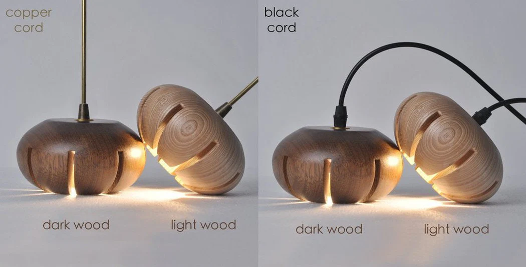 Wooden Petal Kitchen Island Pendant Light - Image 16