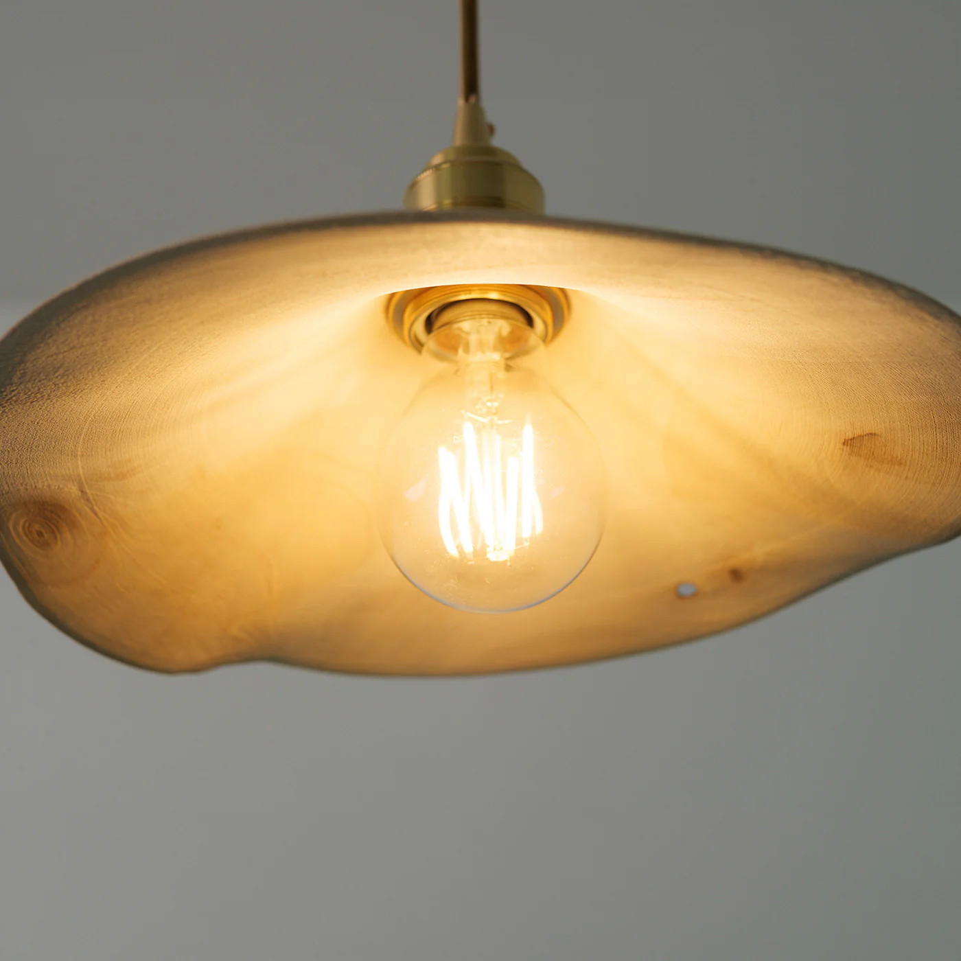 Yakusugi Wabi-sabi Wood Pendant Light - Image 2