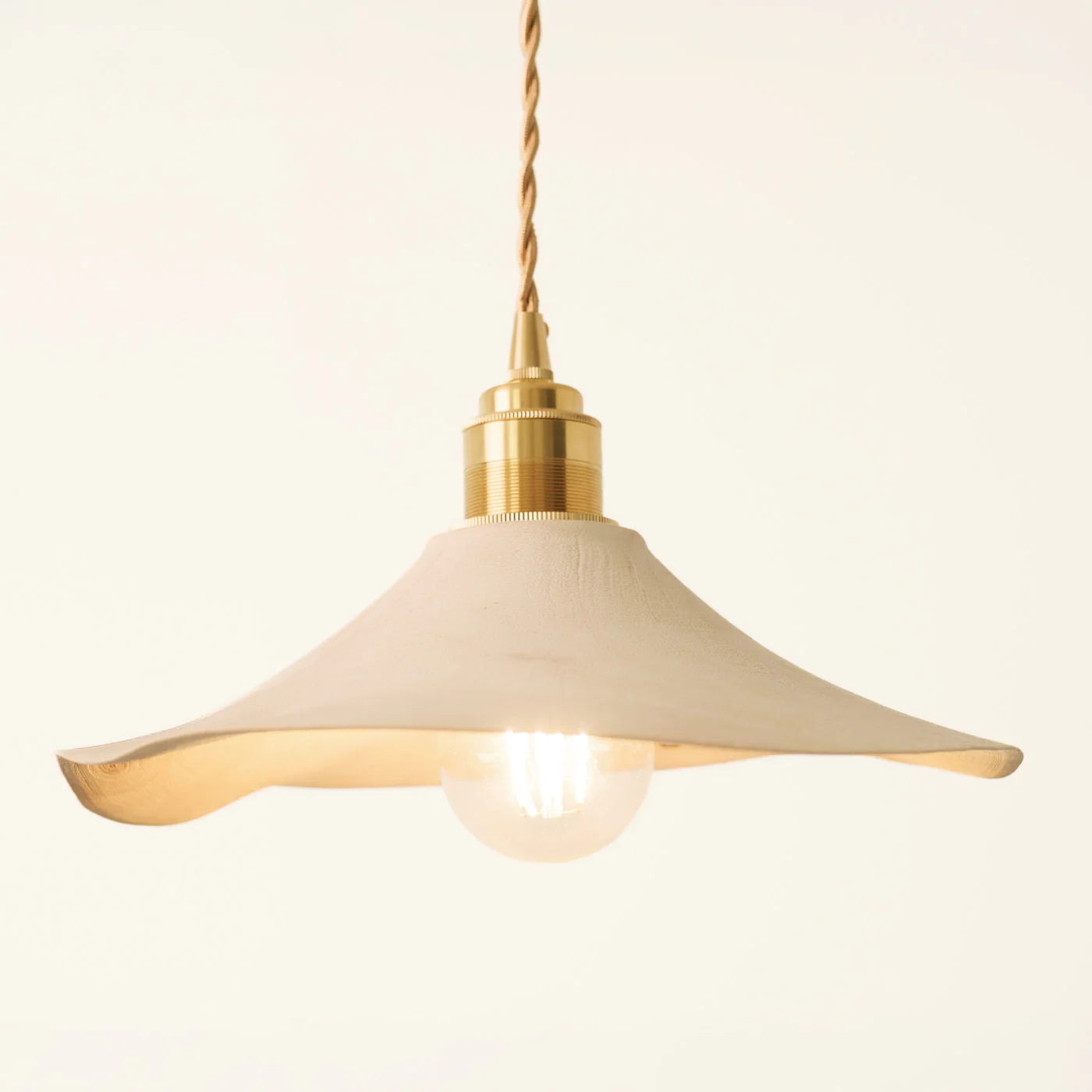 Yakusugi Wabi-sabi Wood Pendant Light - Image 3