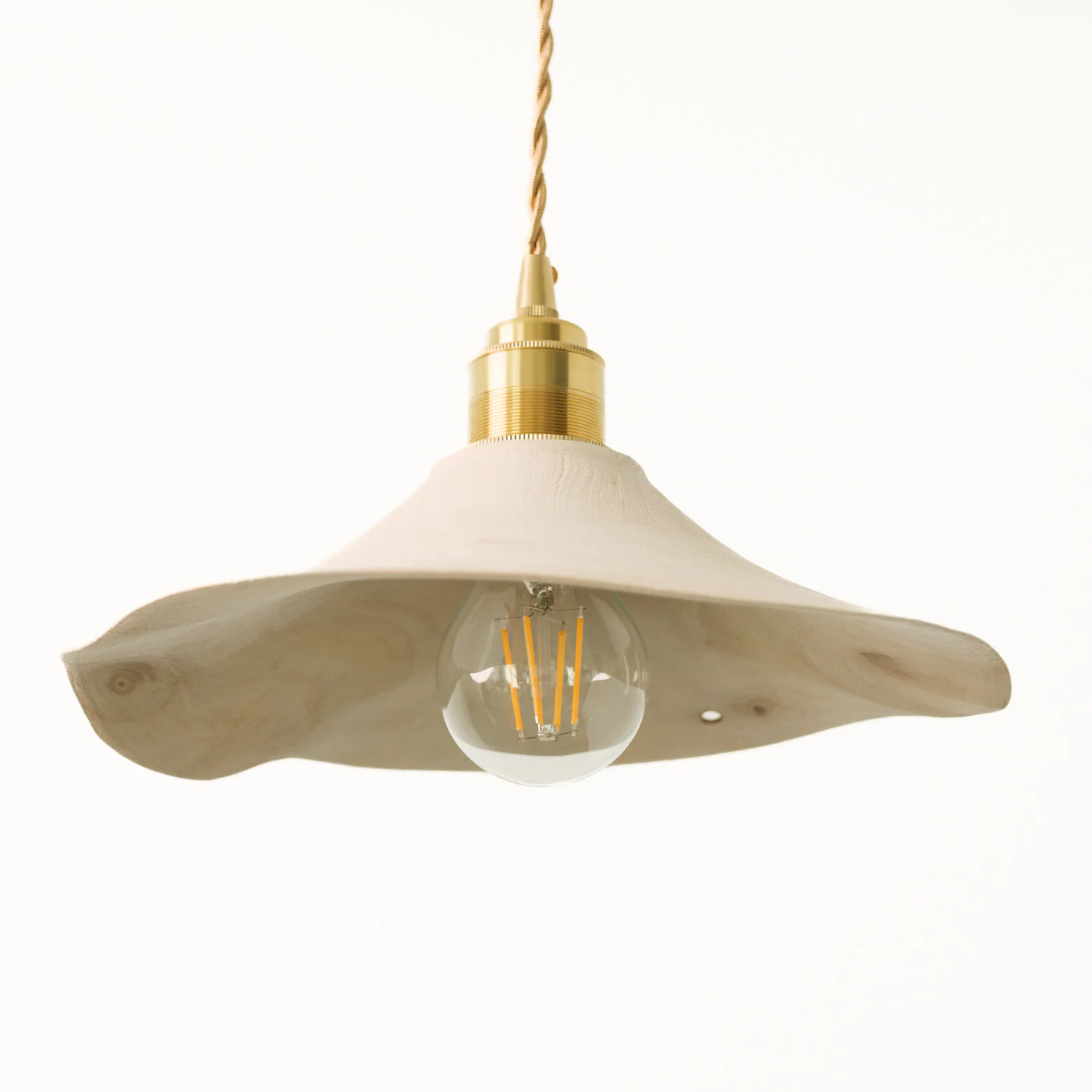 Yakusugi Wabi-sabi Wood Pendant Light - Image 6