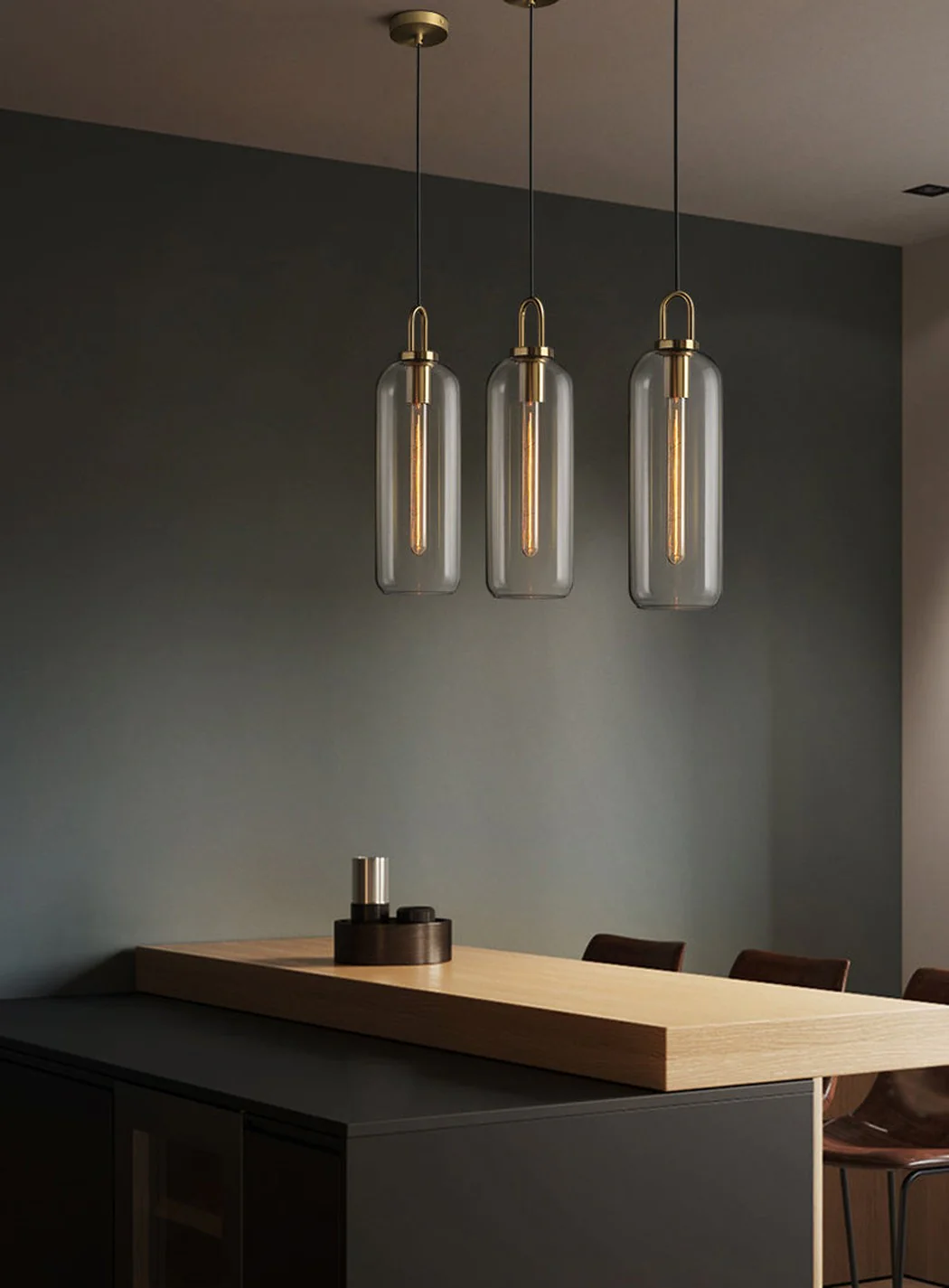 Yayoi Glass Globe Brass Fitting Pendant Light - Image 16