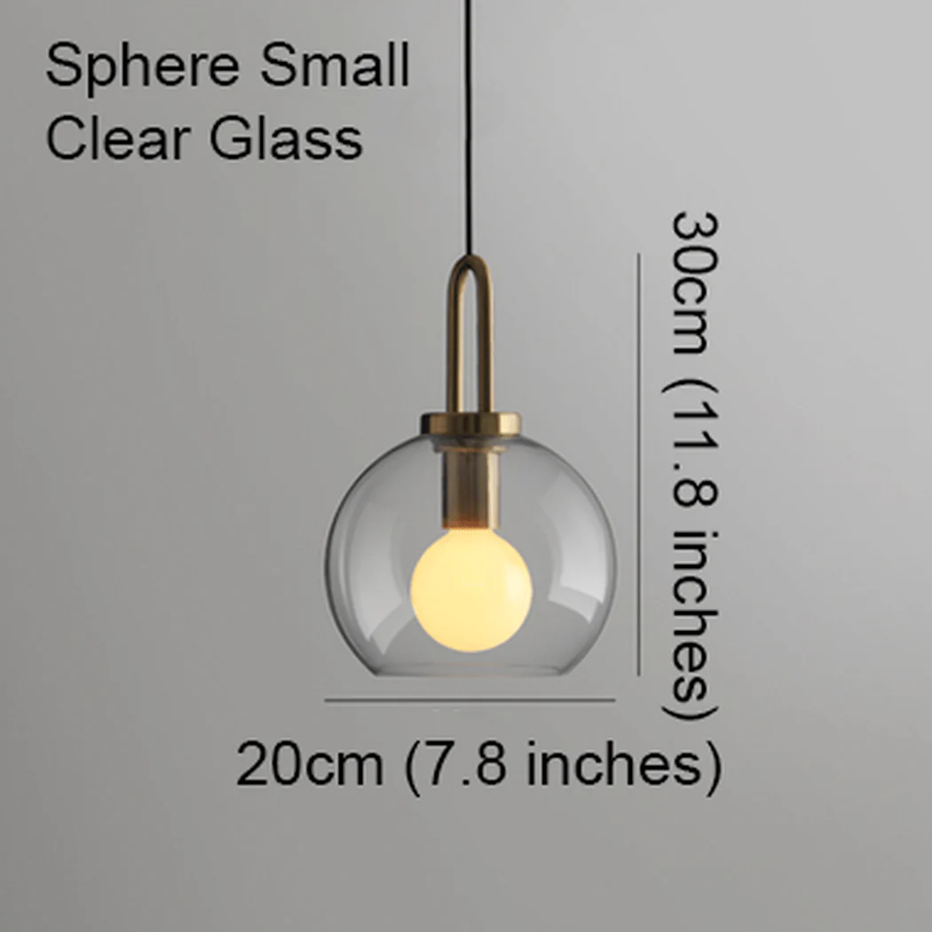 Yayoi Glass Globe Brass Fitting Pendant Light - Image 19