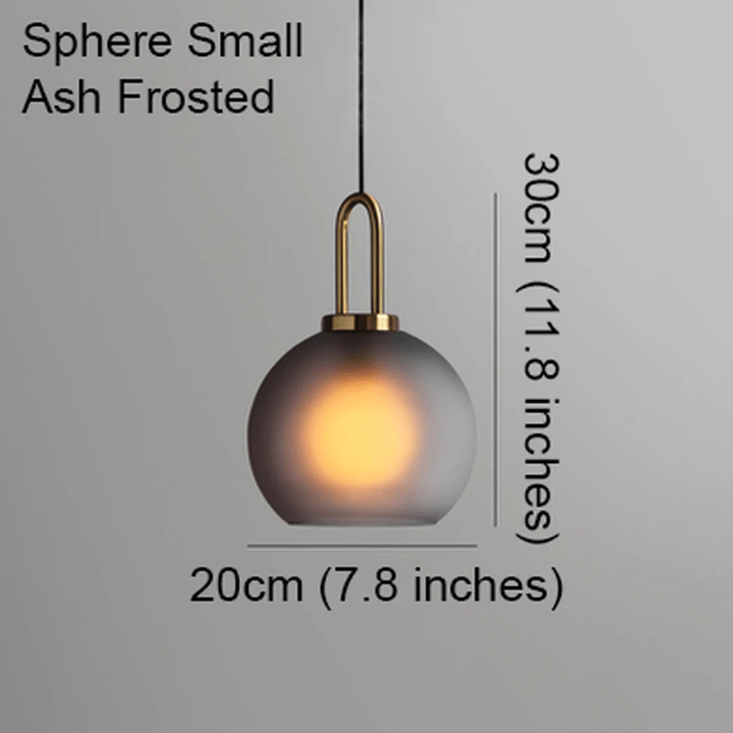 Yayoi Glass Globe Brass Fitting Pendant Light - Image 20