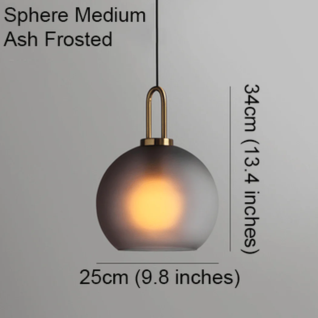 Yayoi Glass Globe Brass Fitting Pendant Light - Image 22