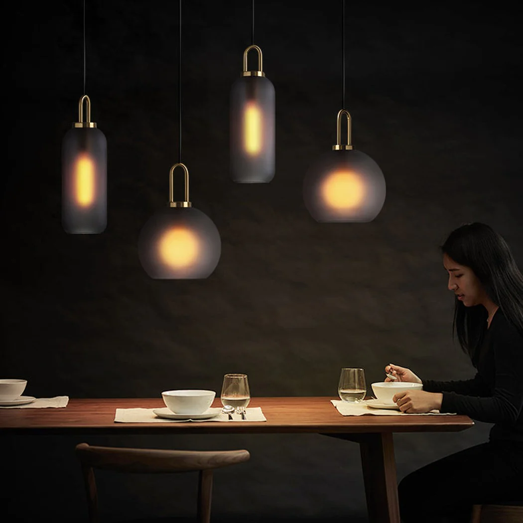 Yayoi Glass Globe Brass Fitting Pendant Light - Image 7