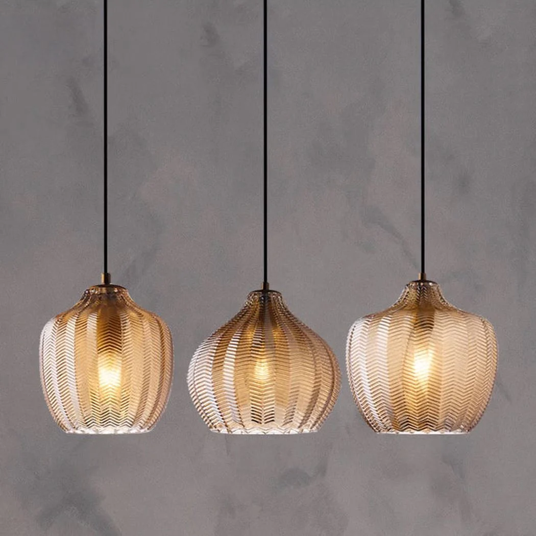 Yui Mid Century Glass Shade Pendant Light - Image 13