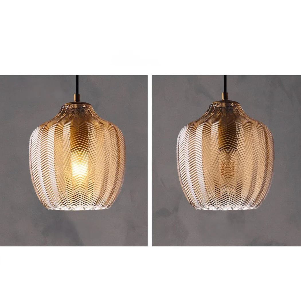 Yui Mid Century Glass Shade Pendant Light - Image 16