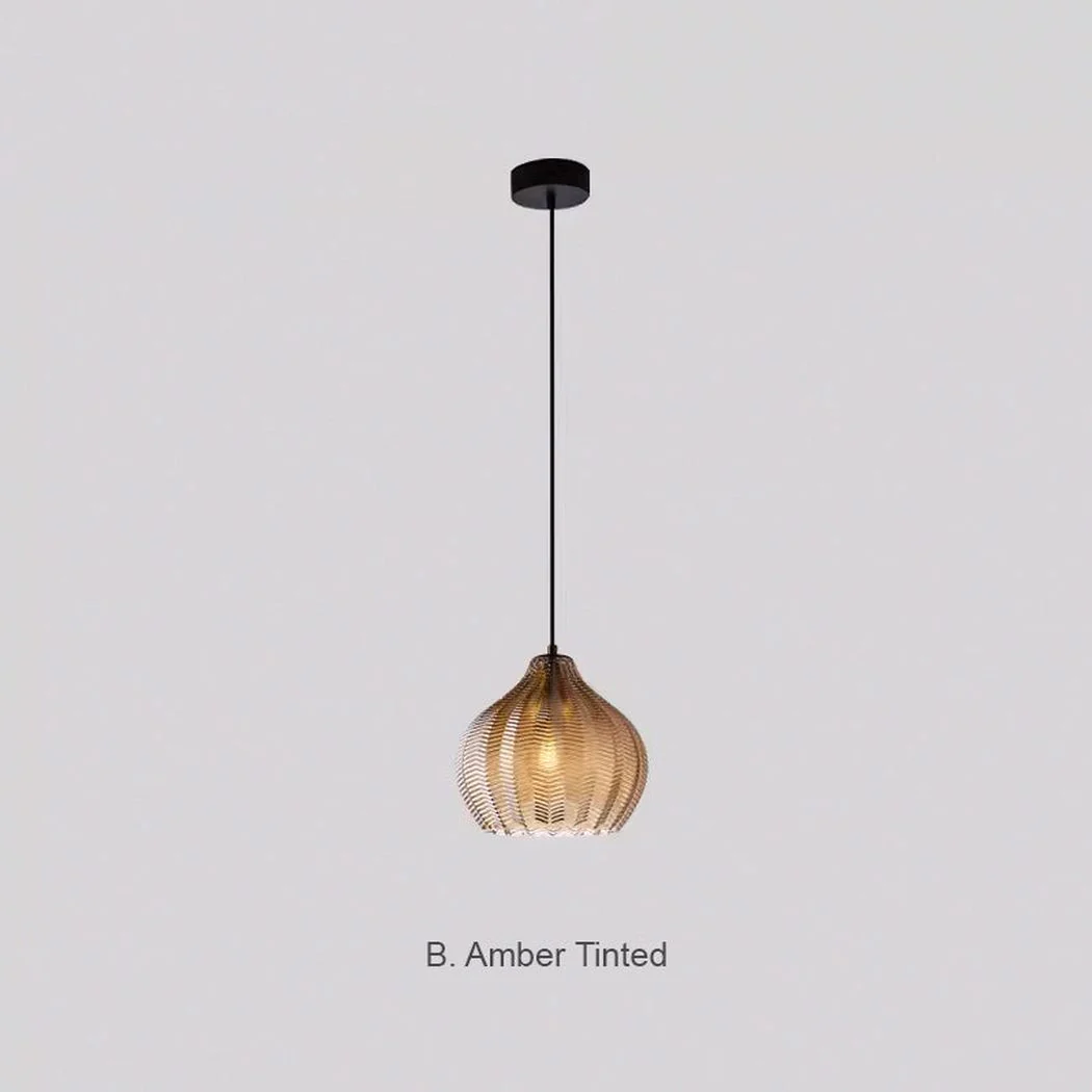 Yui Mid Century Glass Shade Pendant Light - Image 19
