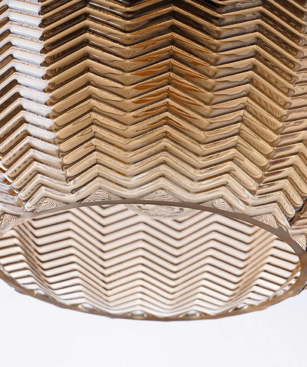 Yui Mid Century Glass Shade Pendant Light - Image 6
