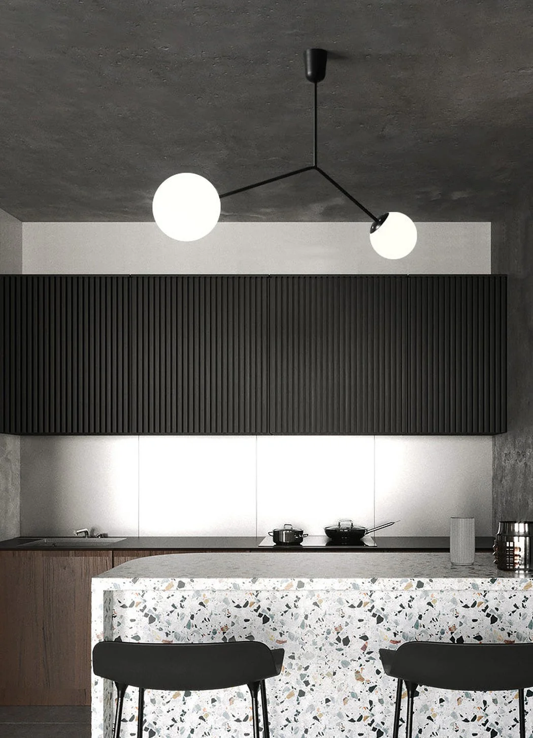 Yuli Minimalist Line Kitchen Island Pendant Light - Image 12