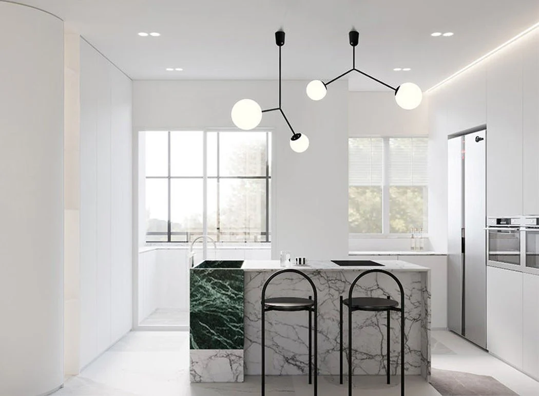Yuli Minimalist Line Kitchen Island Pendant Light - Image 2